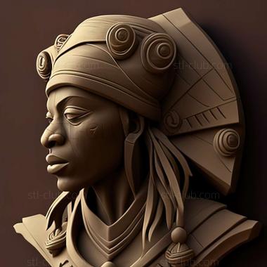 3D model Mopti in Mali (STL)